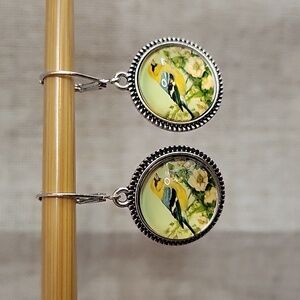 🔥LAST PAIR🔥 GOLDFINCH Bird Design Earrings